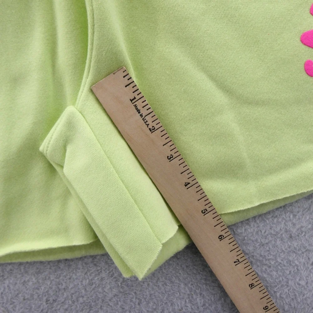 '47 Shorts Women Small St. Louis Cardinals Lime Green Pink‎ Graphic Fleece MLB
